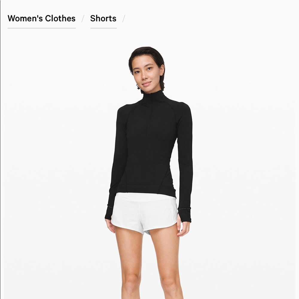 Lululemon speed up short 2.5” in white